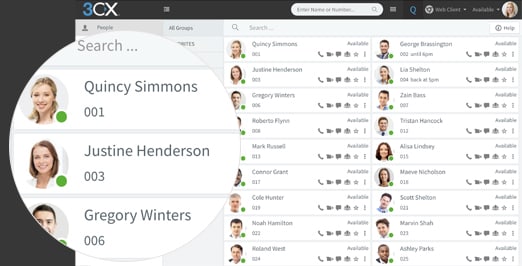 3CX Web Client Chat